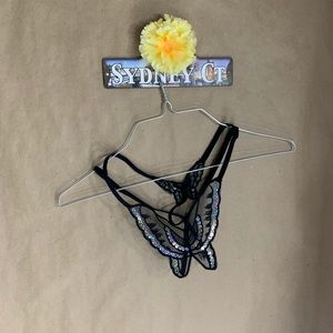 KIKITHEBRAND crotch less butterfly panties
